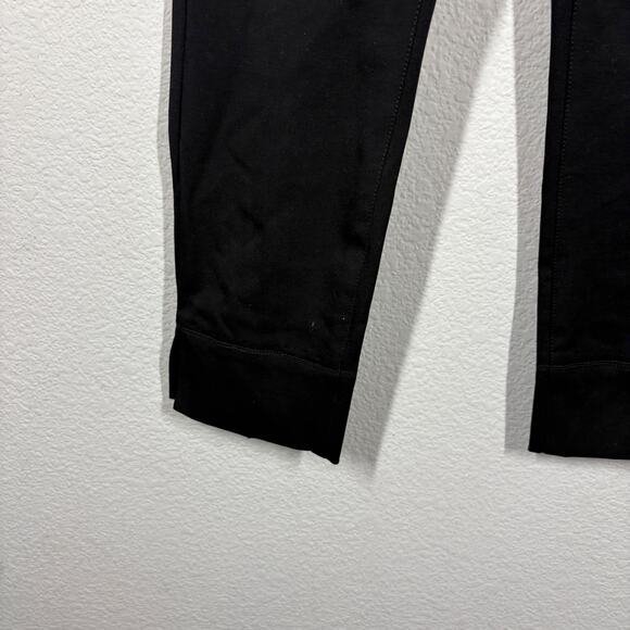 Ecru Womens 0 Straight Crop Chino Pants Black Cotton Blend Slit Hem Stretch - Picture 4 of 9